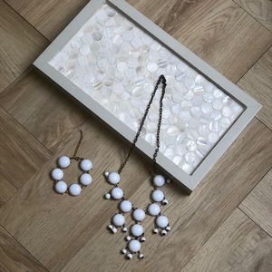 Drop necklace & bracelet